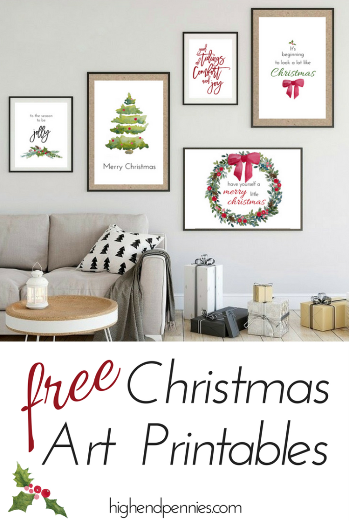 Free Christmas Printables | highendpennies