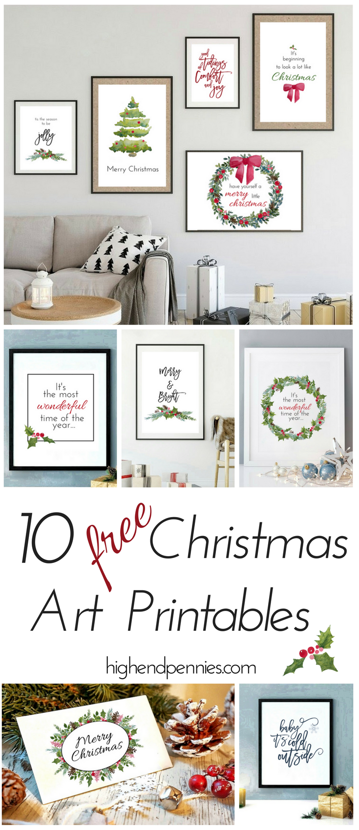 Free Christmas Printables | highendpennies