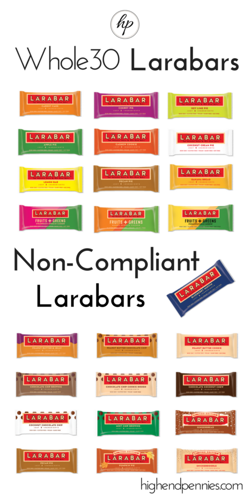 Whole30 Larabars highendpennies