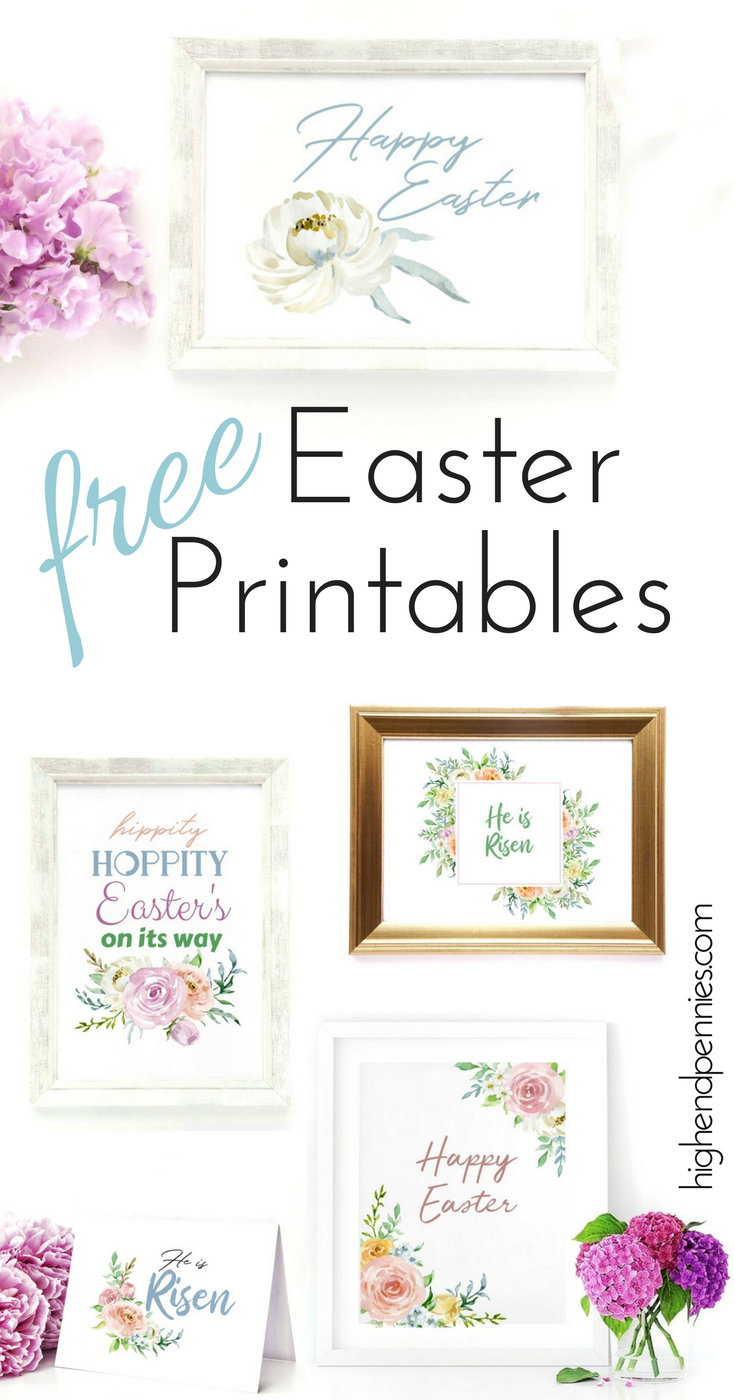 FREE Easter Printables | highendpennies